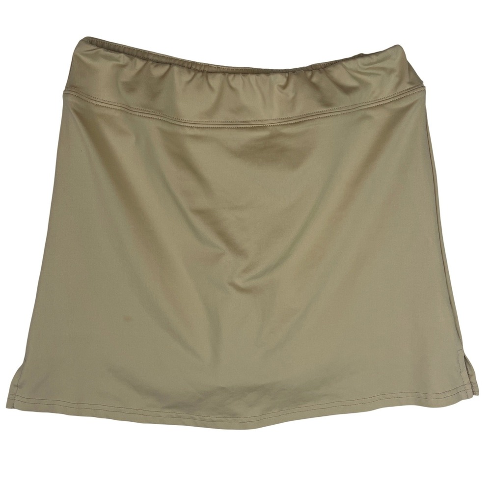 Ekouaer Tan‎ Khaki Athletic Skort Tennis Golf Skirt Size XS